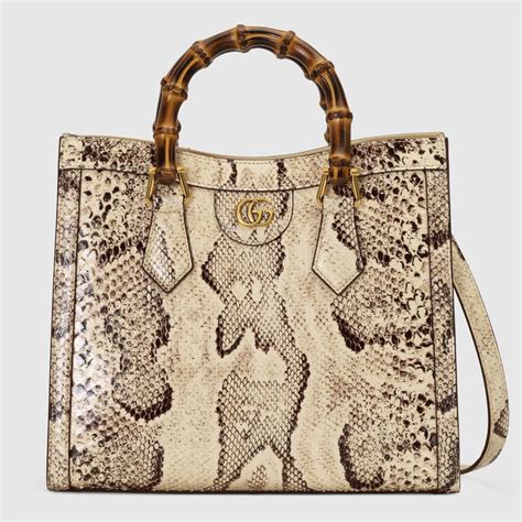 gucci diana python bag|Gucci python bag price.